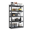 Greatmeet 63" H 5-Tier Heavy Duty Metal Shelving Unit, 2000 LBS Capacity Adjustable Steel Storage Shelf for Garage