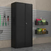 GREATMEET 70.8" Steel Locking Storage Cabinet with Locking Doors and Adjustable Shelves for Garage, Office