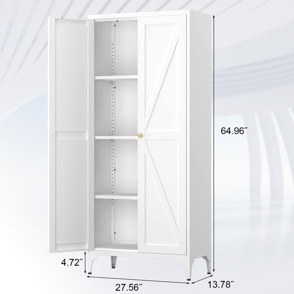 Greatmeet Kitchen Pantry Storage Cabinet, Tall Pantry Cabinet