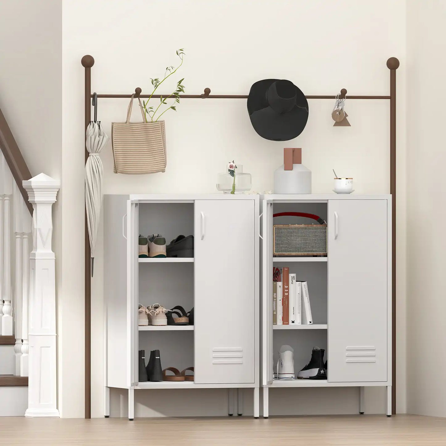Metal Storage Cabinet Detail 5 #white