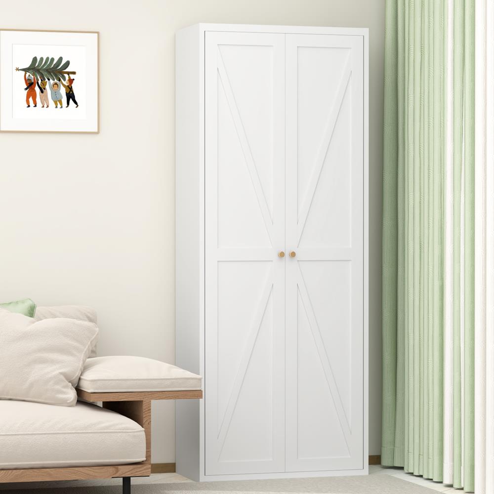Greatmeet Kitchen Pantry Storage Cabinet, Tall Pantry Cabinet