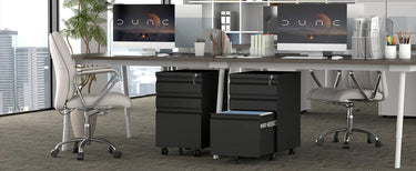 Installation of Drawer Metal Mobile File Cabinet with Lock