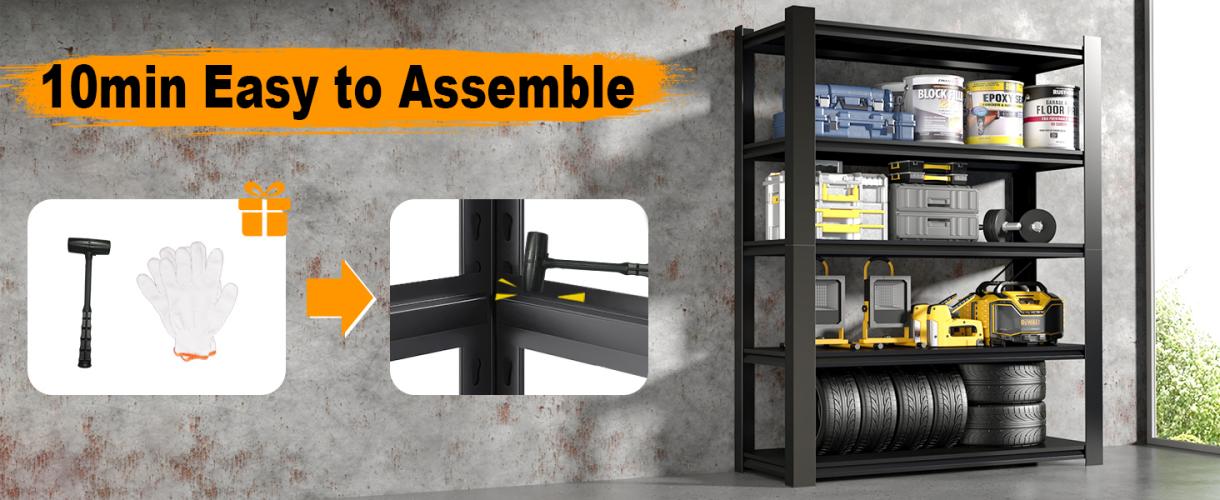 Heavy Object Storage Guide Heavy Duty Storage Shelf Installation Guide – Greatmeet