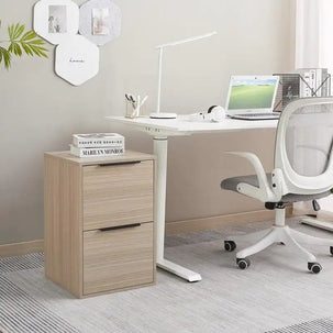 Greatmeet Vertical Wooden Storage Filing Cabinet for Home Office,School