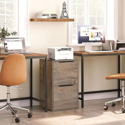 Greatmeet Vertical Wooden Storage Filing Cabinet for Home Office,School
