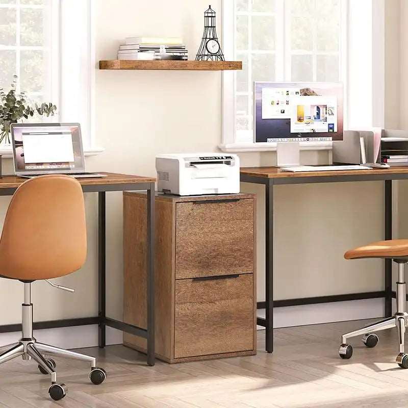 Greatmeet Vertical Wooden Storage Filing Cabinet for Home Office,School