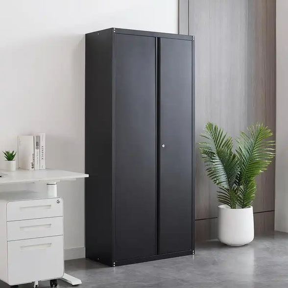 GREATMEET 70.8" Steel Locking Storage Cabinet with Locking Doors and Adjustable Shelves for Garage, Office