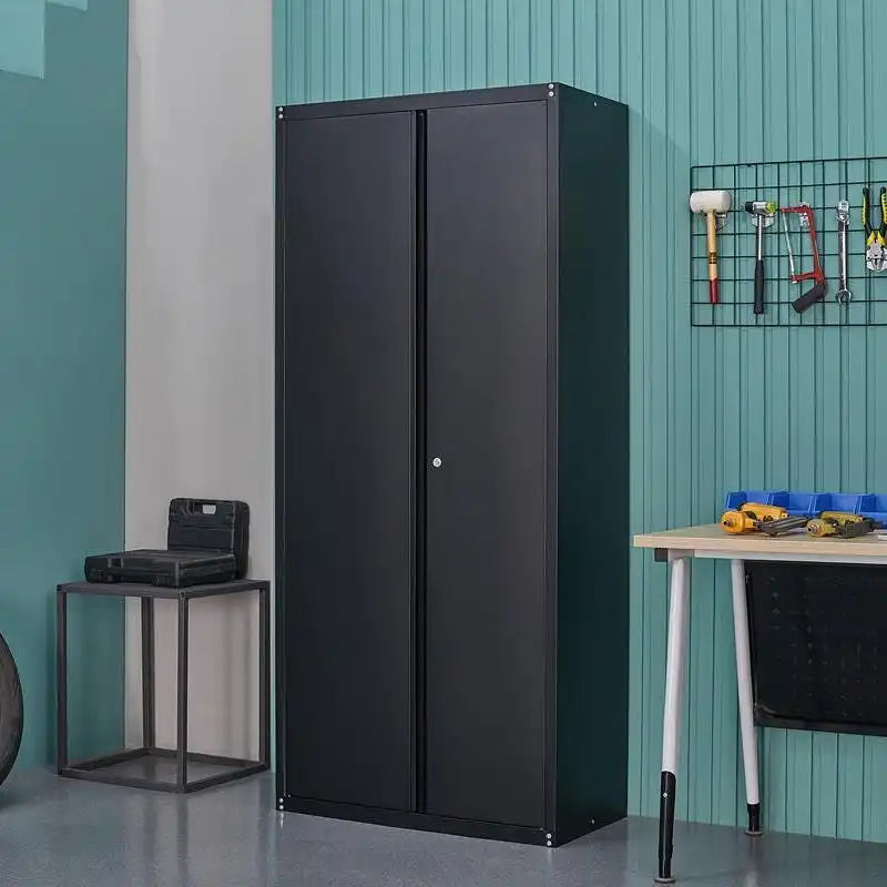 GREATMEET Steel Locking Storage Cabinet with Locking Doors and ...