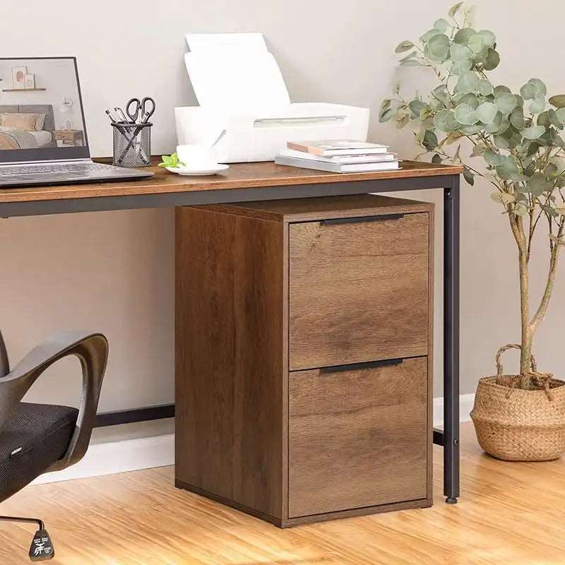 Greatmeet Vertical Wooden Storage Filing Cabinet for Home Office,School