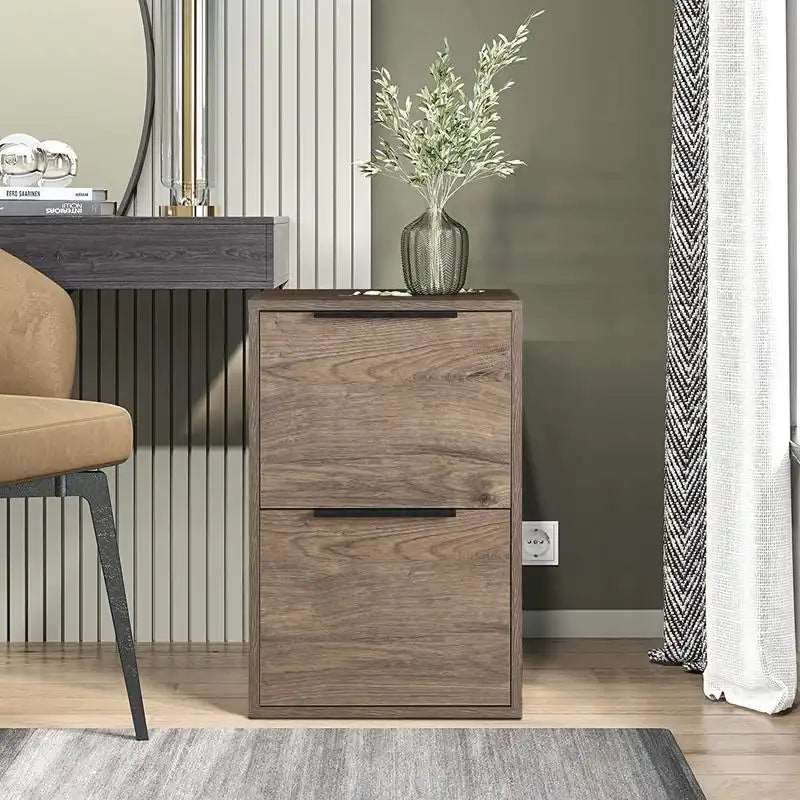 Greatmeet Vertical Wooden Storage Filing Cabinet for Home Office,School