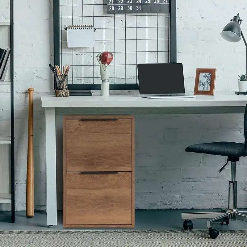 Greatmeet Vertical Wooden Storage Filing Cabinet for Home Office,School