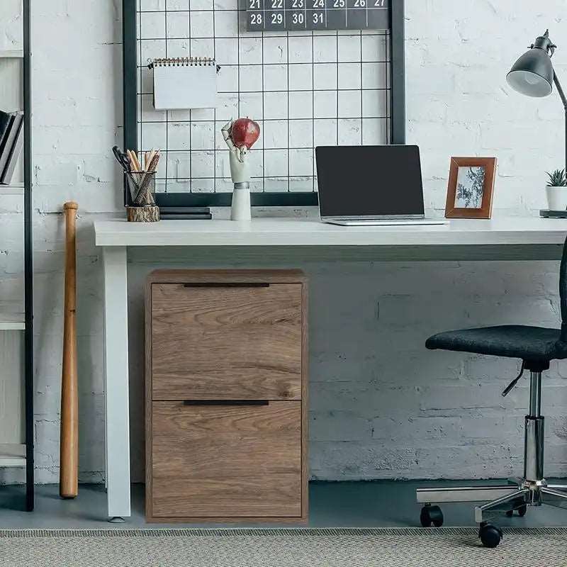 Greatmeet Vertical Wooden Storage Filing Cabinet for Home Office,School