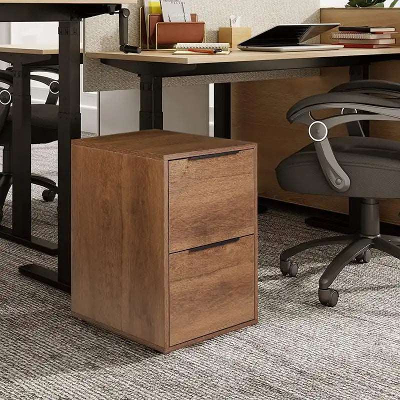 Greatmeet Vertical Wooden Storage Filing Cabinet for Home Office,School