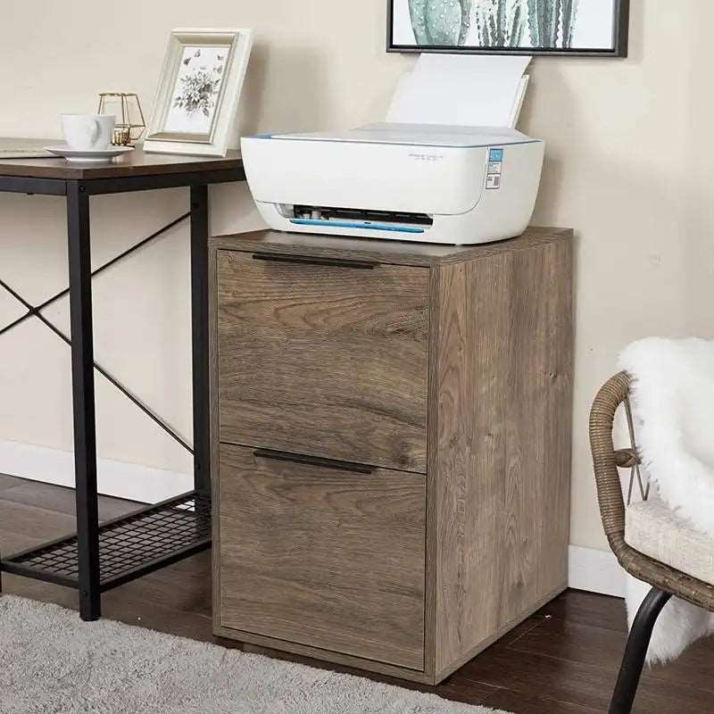 Greatmeet Vertical Wooden Storage Filing Cabinet for Home Office,School