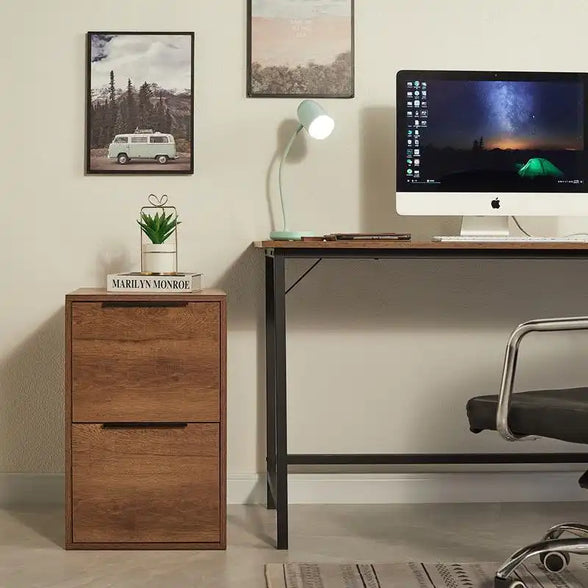 Greatmeet Vertical Wooden Storage Filing Cabinet for Home Office,School
