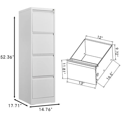 4 Drawer File Cabinet 4