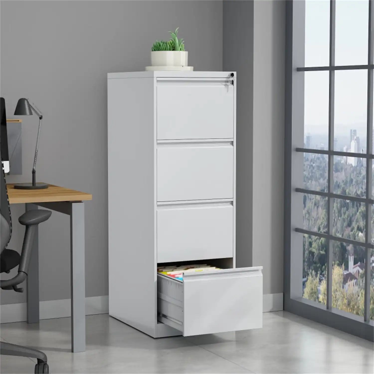 4 Drawer File Cabinet 6