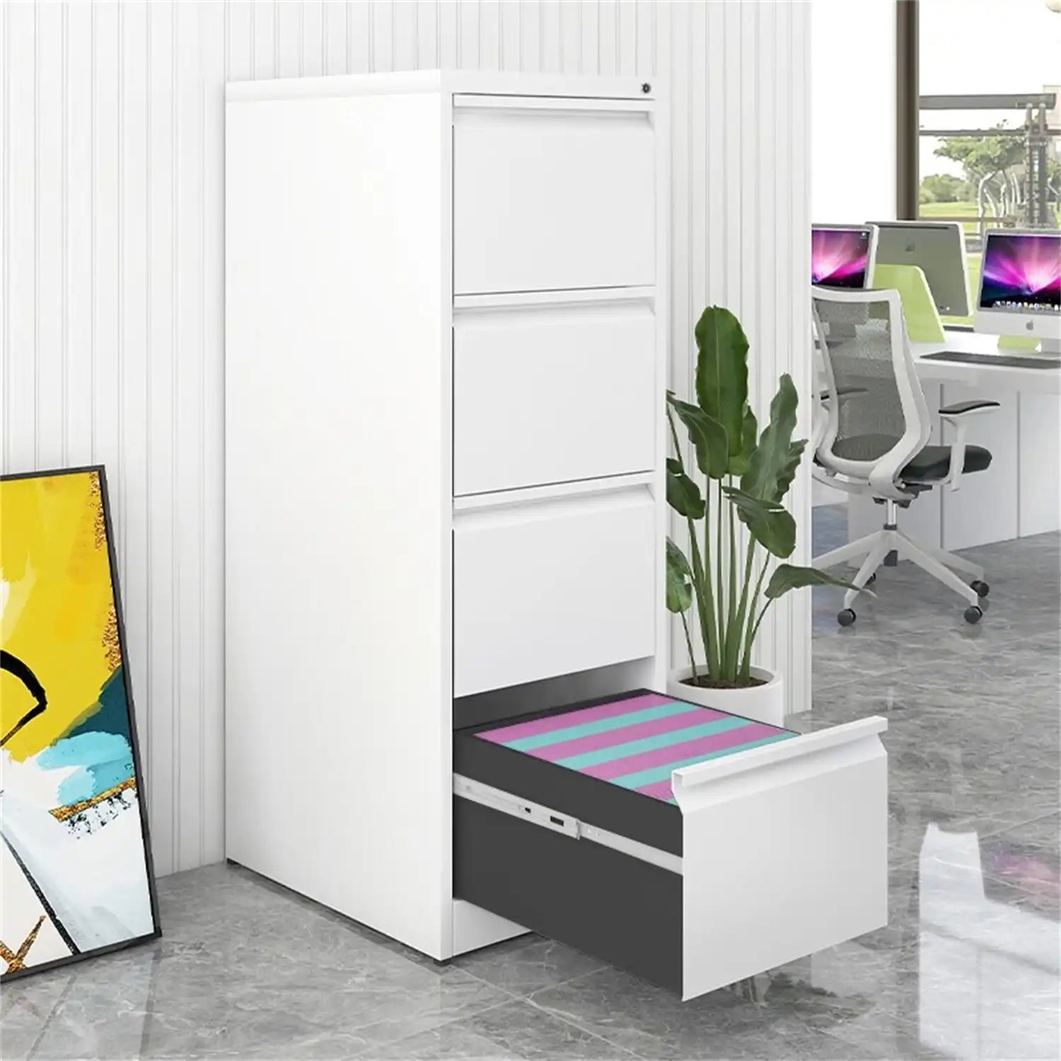 4 Drawer File Cabinet 7