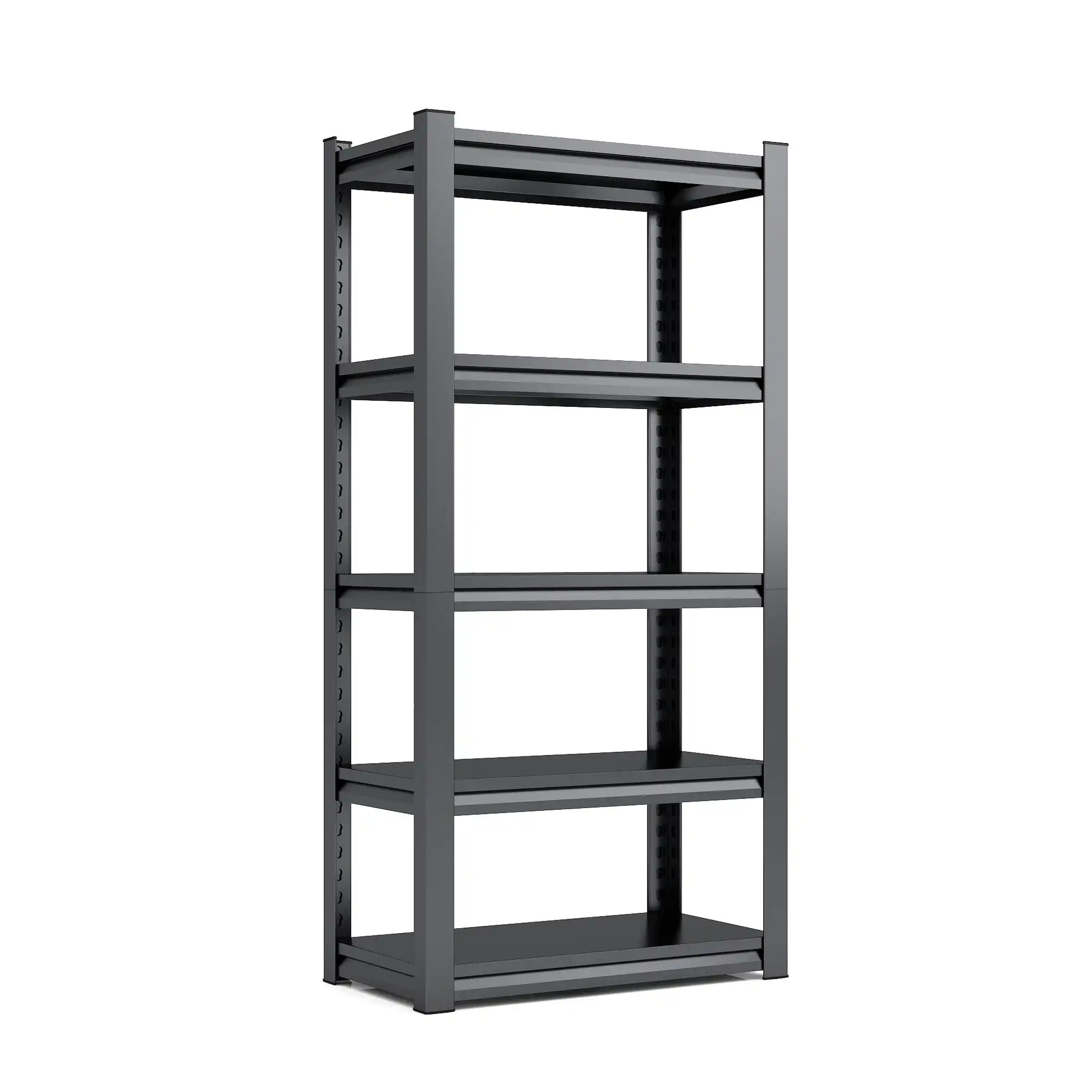 Greatmeet 63" H 5-Tier Heavy Duty Metal Shelving Unit, 2000 LBS Capacity Adjustable Steel Storage Shelf for Garage