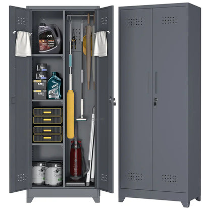 65 h metal broom closet 2