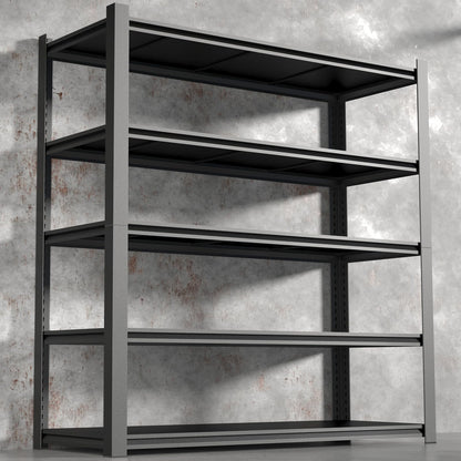 GREATMEET Heavy Duty Garage Storage Shelves, 3000LBS Load Metal Shelving, Storage Rack Shelf for Shed, Garage, Pantry, Basement