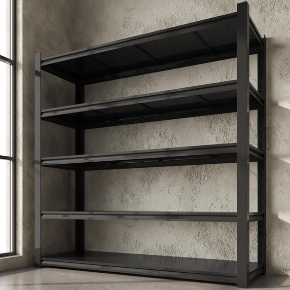 GREATMEET Heavy Duty Garage Storage Shelves, 3000LBS Load Metal Shelving, Storage Rack Shelf for Shed, Garage, Pantry, Basement