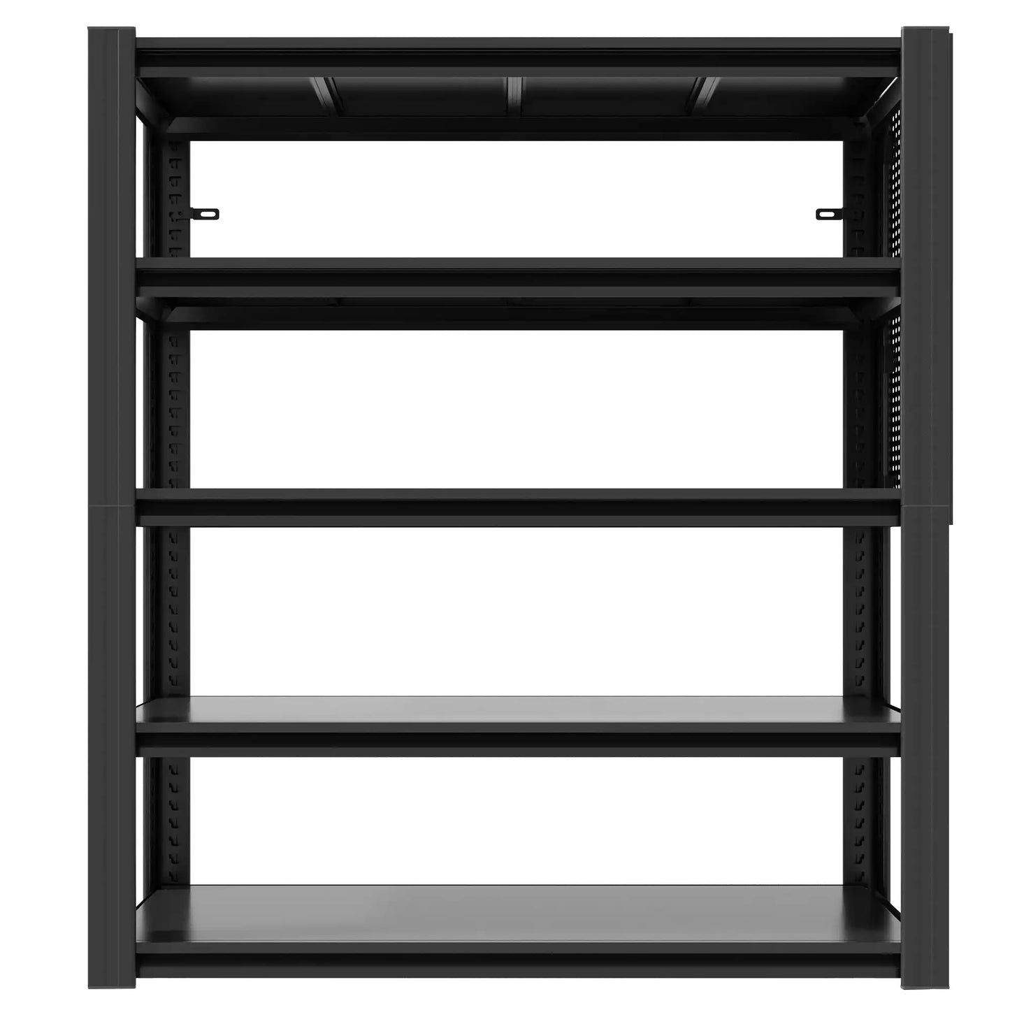 Greatmeet 72" H 5-Tier Adjustable Heavy Duty Shelving Unit with Pegboard, 2000 Lbs Capacity Industrial Storage Rack for Garage, Warehouse, Office, Kitchen, 23.6"D x 47.2"W x 72"H