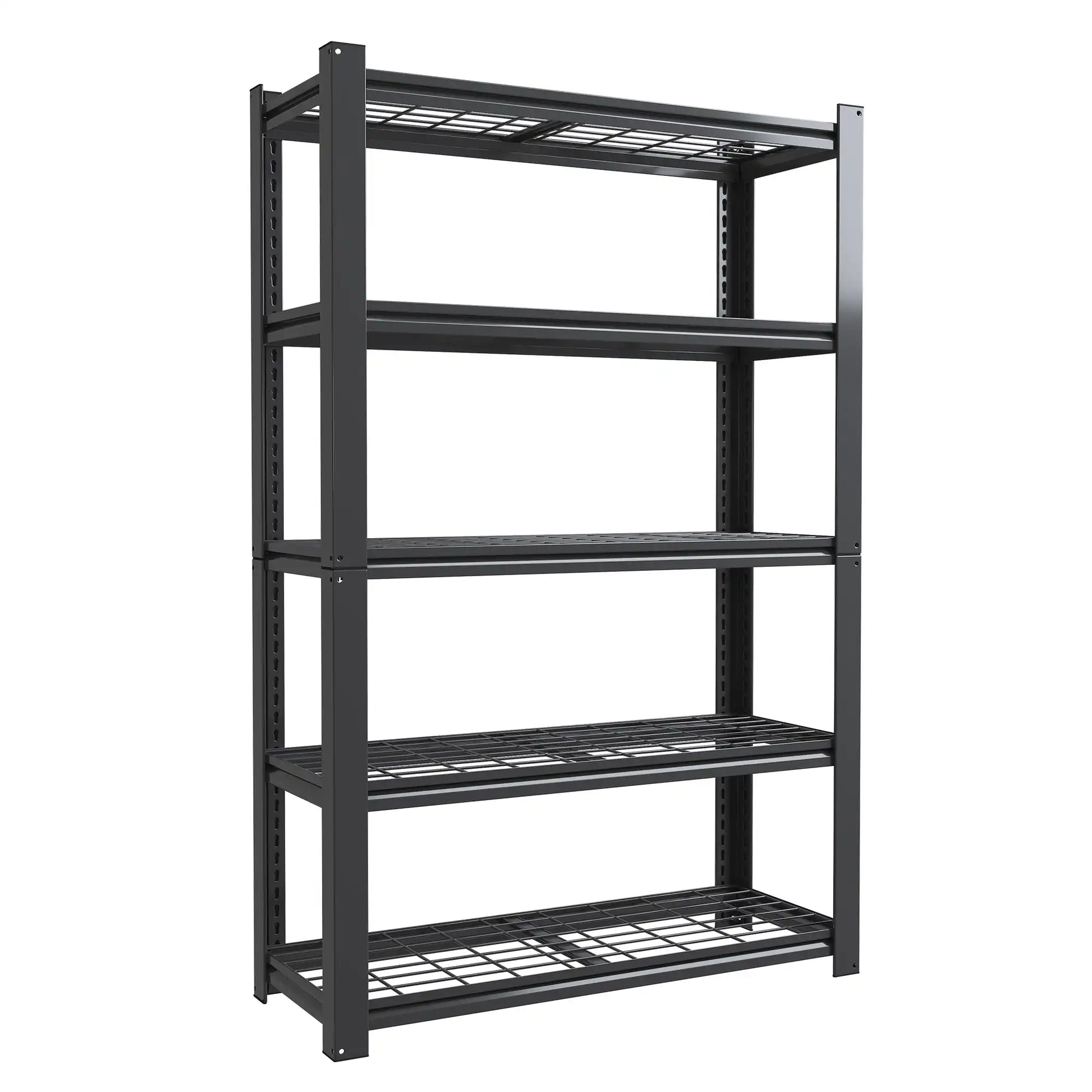 Greatmeet 72" H 5-Tier Heavy Duty Steel Wire Shelving, 2000 LBS Capacity Garage Storage Rack