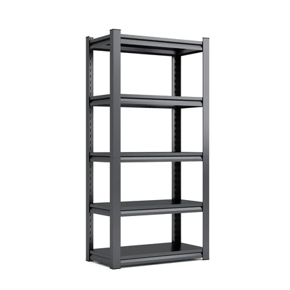 Greatmeet 72" H 5-Tier Heavy Duty Steel Shelving Unit, 2000 LBS Capacity with Adjustable Shelves for Garage Basement