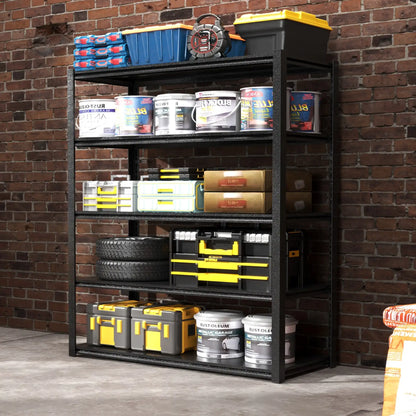 Greatmeet 72" H 5-Tier Heavy Duty Steel Shelving Unit, 2000 LBS Capacity with Adjustable Shelves for Garage Basement