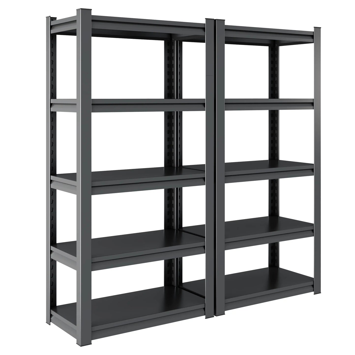 Greatmeet 72" H 5-Tier Heavy Duty Steel Shelving Unit, 2000 LBS Capacity with Adjustable Shelves for Garage Basement