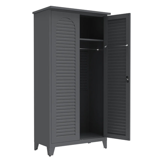 waterproof outdoor storage cabinet for garden #grey #17.7D