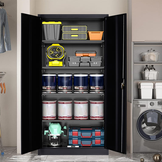 Black Metal Storage Cabinet 1 #black