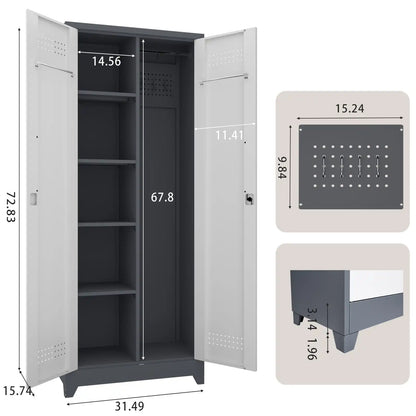 Broom Closet Storage Cabinet 1