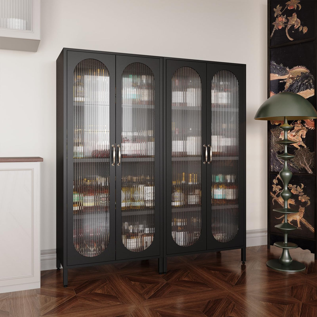 Display Cabinet with Glass Doors 3