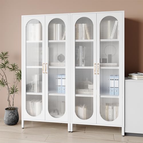 Glass Storage Cabinet 7 #white