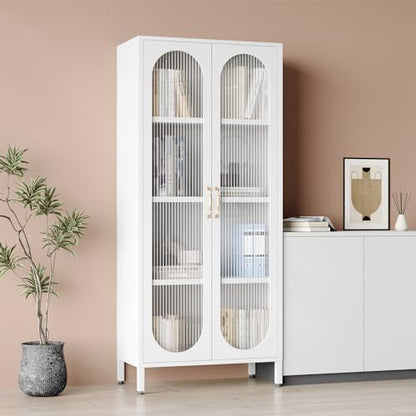 Glass Storage Cabinet Home