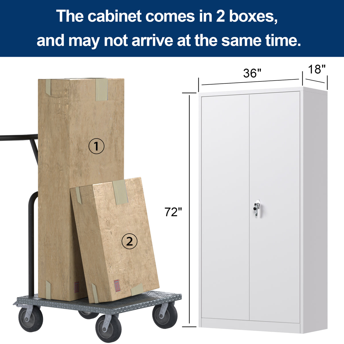 Grey Metal Storage Cabinet