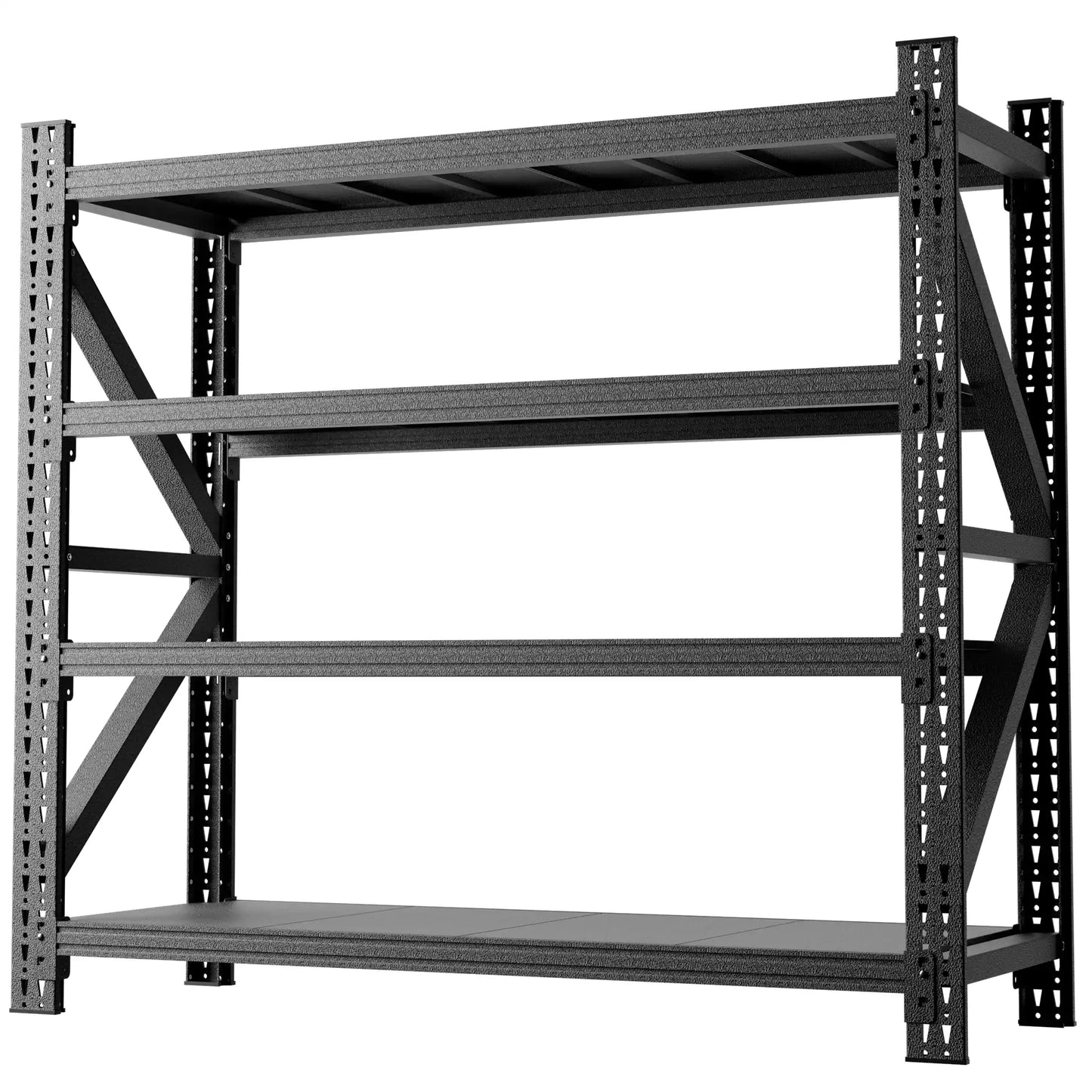 Greatmeet 67" W 4-Tier Heavy Duty Metal Storage Racks for Garage, 5000 LBS Capacity