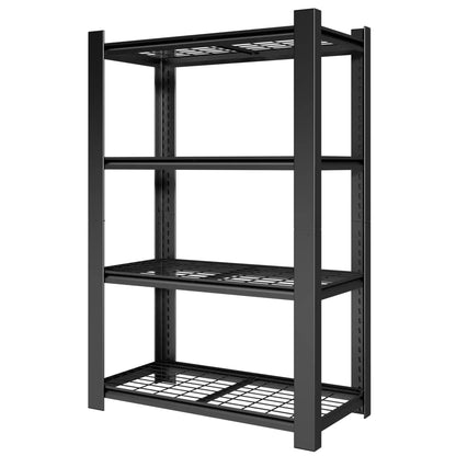 Greatmeet 60" H 4-Tier Adjustable Wire Shelving Unit, 2240 LBS Capacity Steel Storage Racks for Pantry, Garage & Home