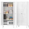 Kitchen Pantry Storage Cabinet #white #standard