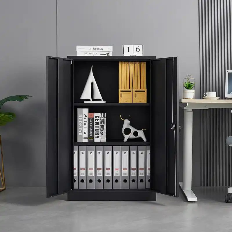 Locking Metal Cabinet 13 #black