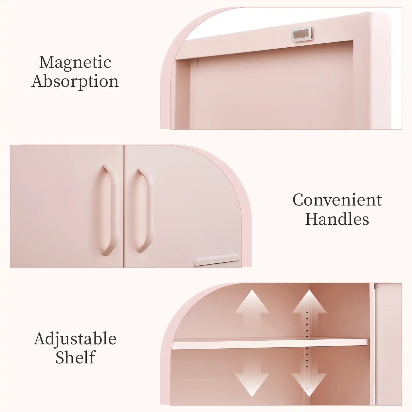 Low TV Stand Console Detail #pink