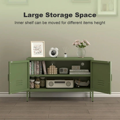 Low TV Stand Console Detail 1