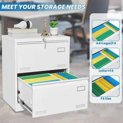 Metal Filing Cabinet with Lock 12 drawers