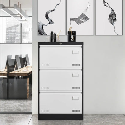 Metal Filing Cabinet with Lock 2 drawers