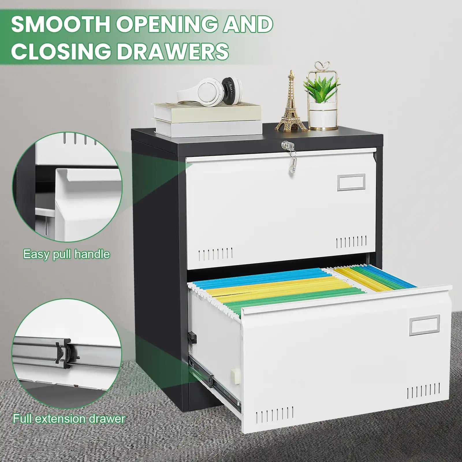 Metal Filing Cabinet with Lock 23 drawers