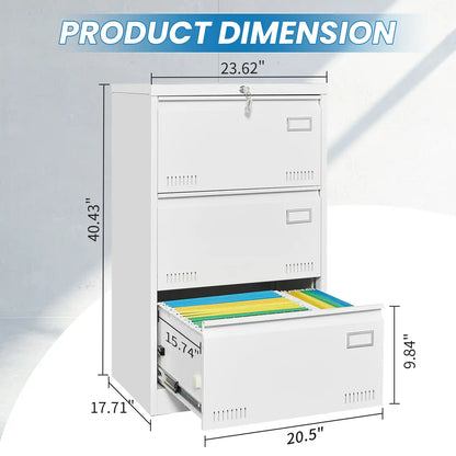 Metal Filing Cabinet with Lock 30 drawers