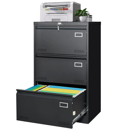 Metal Filing Cabinet with Lock 33 drawers