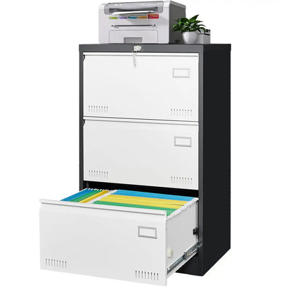 Metal Filing Cabinet with Lock 4 drawers